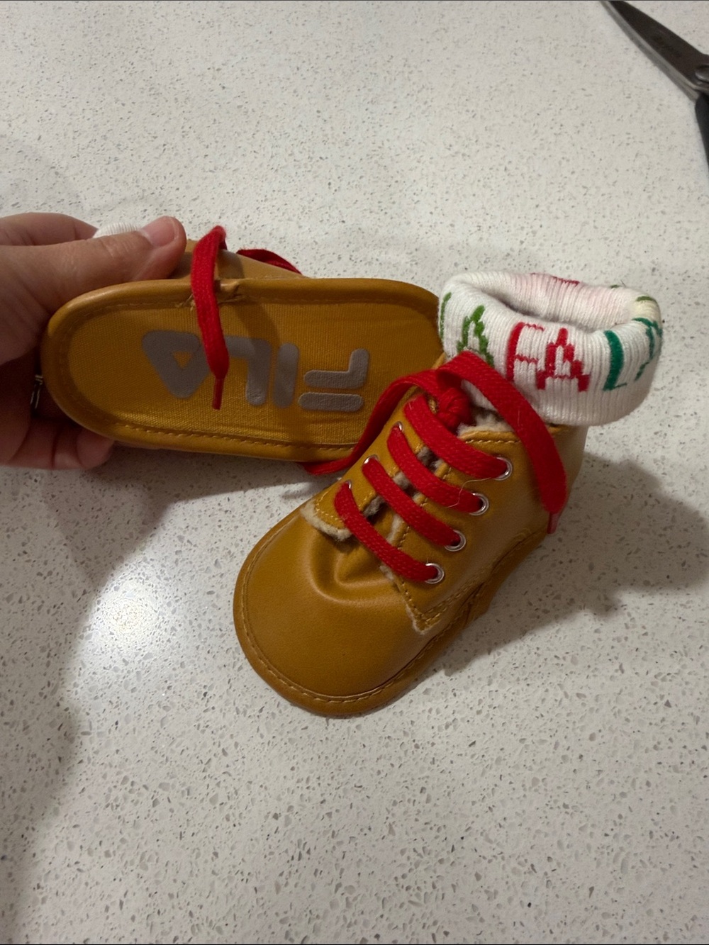 Baby Fila shoes
